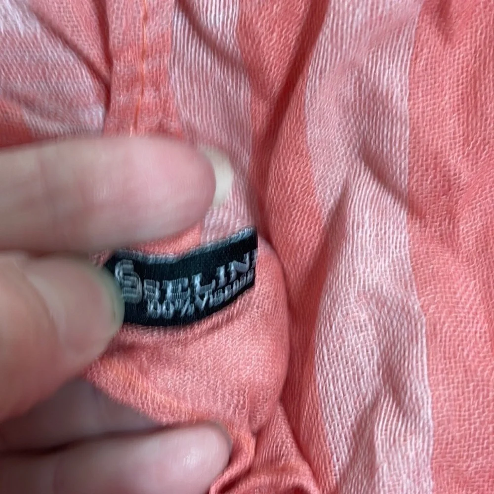 💛NWT Pink striped scarf